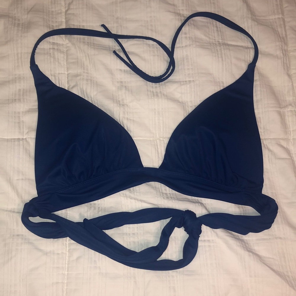 Navy Blue Bikini Top